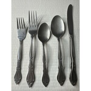 AUBERGE Mixed Spoons Fork Rogers Korea Stanley‎ Robert Stainless 5 Pieces